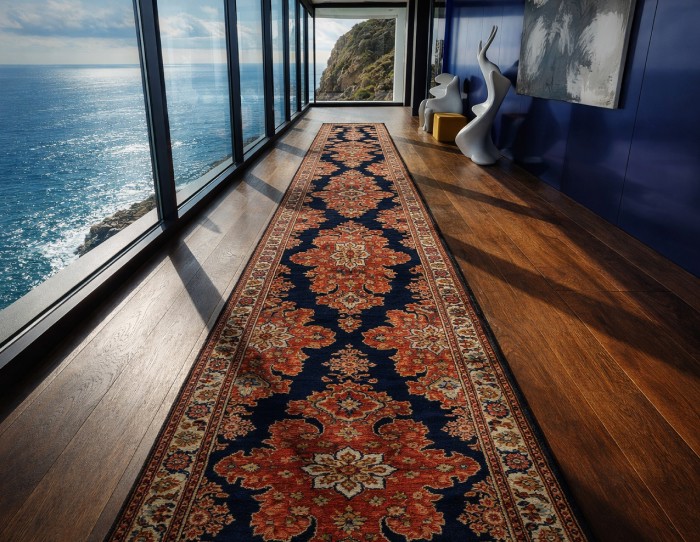 Floral runner rugs